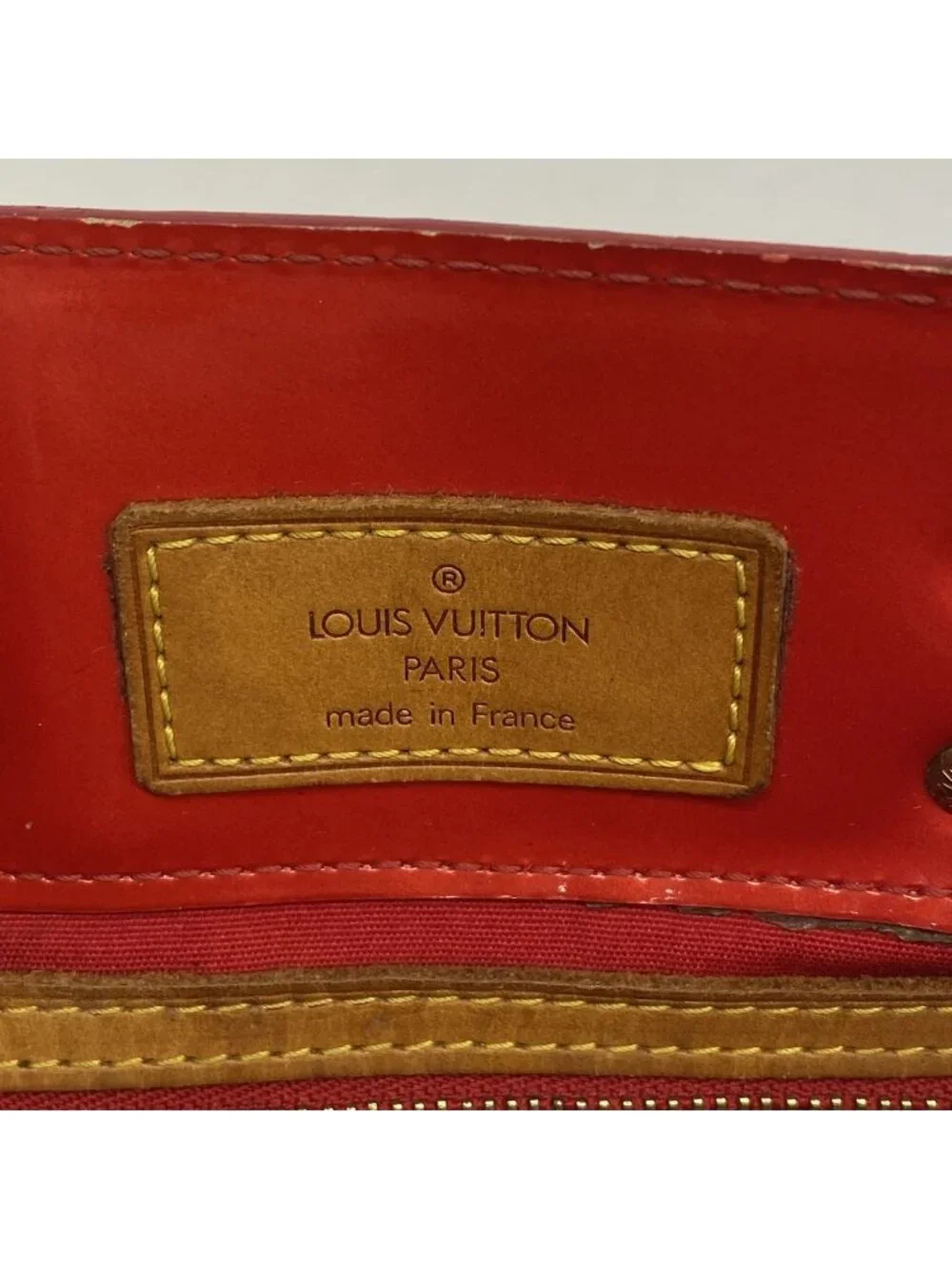 Louis Vuitton Handbag Vernis Reed PM Rouge